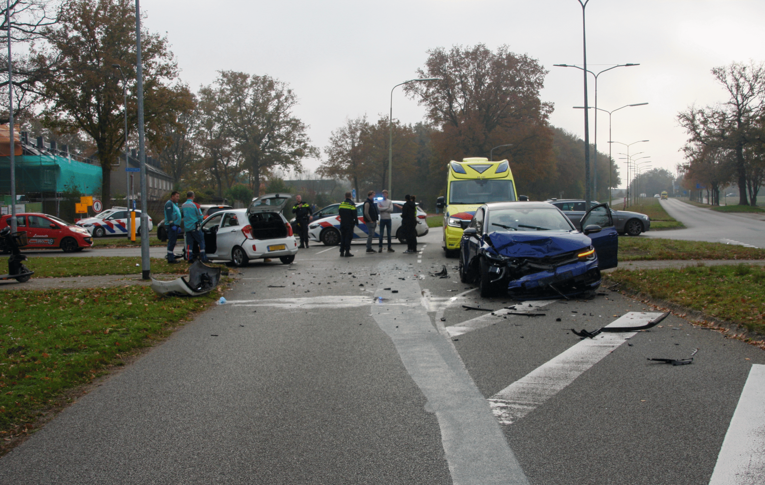 Ongeval op kruising Brinkenstraat en Nieuw-Amsterdamse straat