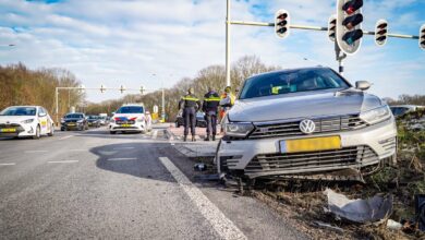 Veel schade en gewonde bij botsing op de Rondweg (N391) bij Emmen – Drenthe24