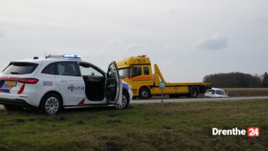 N34 afgesloten tussen Borger en Odoorn na ernstig ongeval – Drenthe24